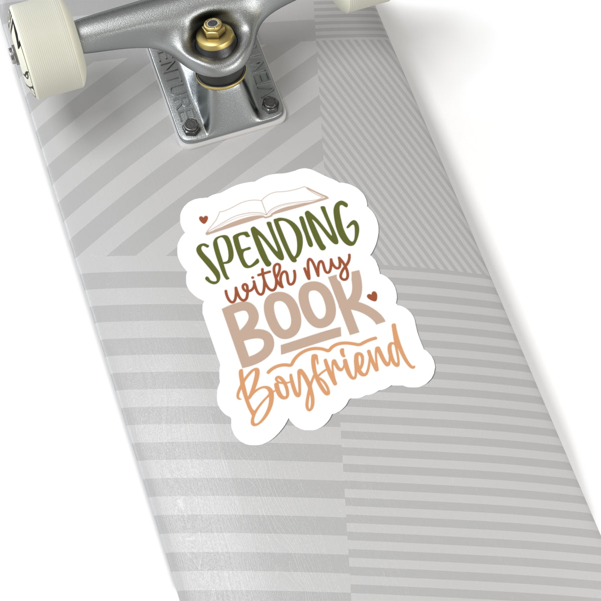 Spending with My Book Boyfriend Kiss-Cut Stickers