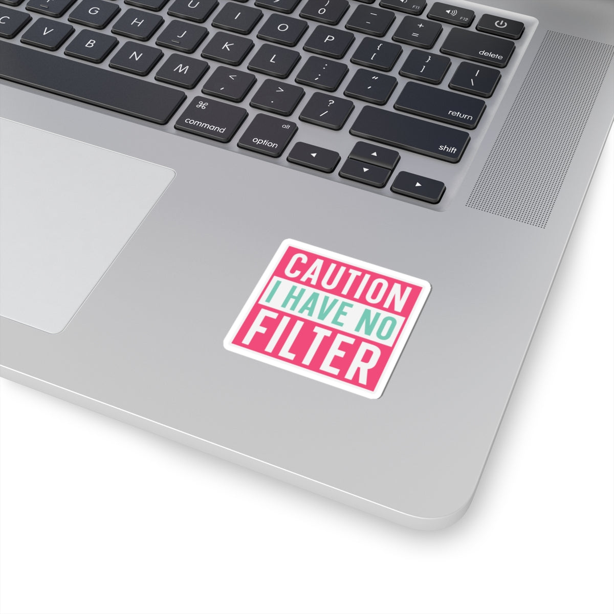 Sarcastic Sticker Kiss-Cut Stickers Caution I Have No Filter Laptop Sticker Gift Stocking Stuffer Gift
