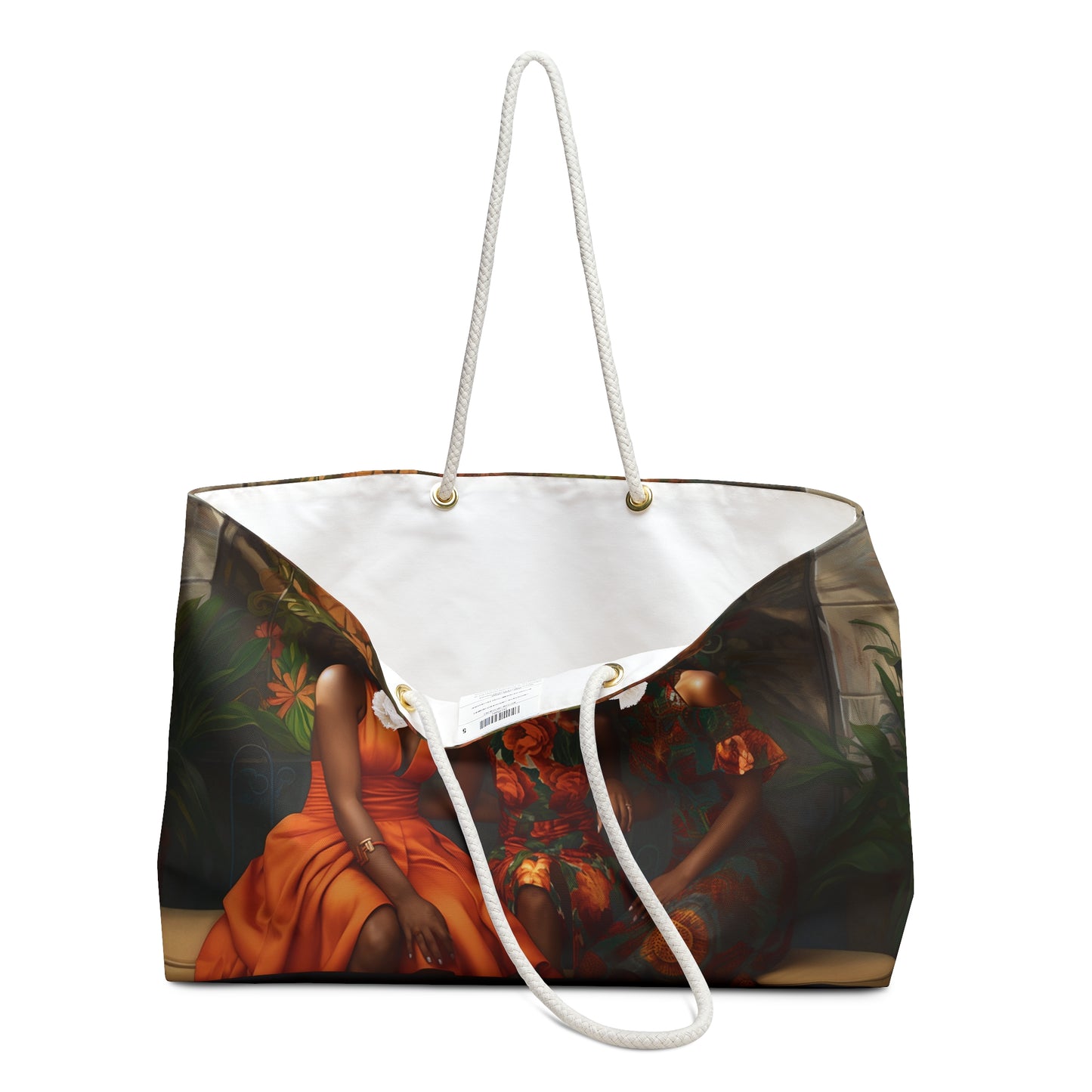 Three Sister Friends Happy Reunion Beach or Weekender Tote Bag