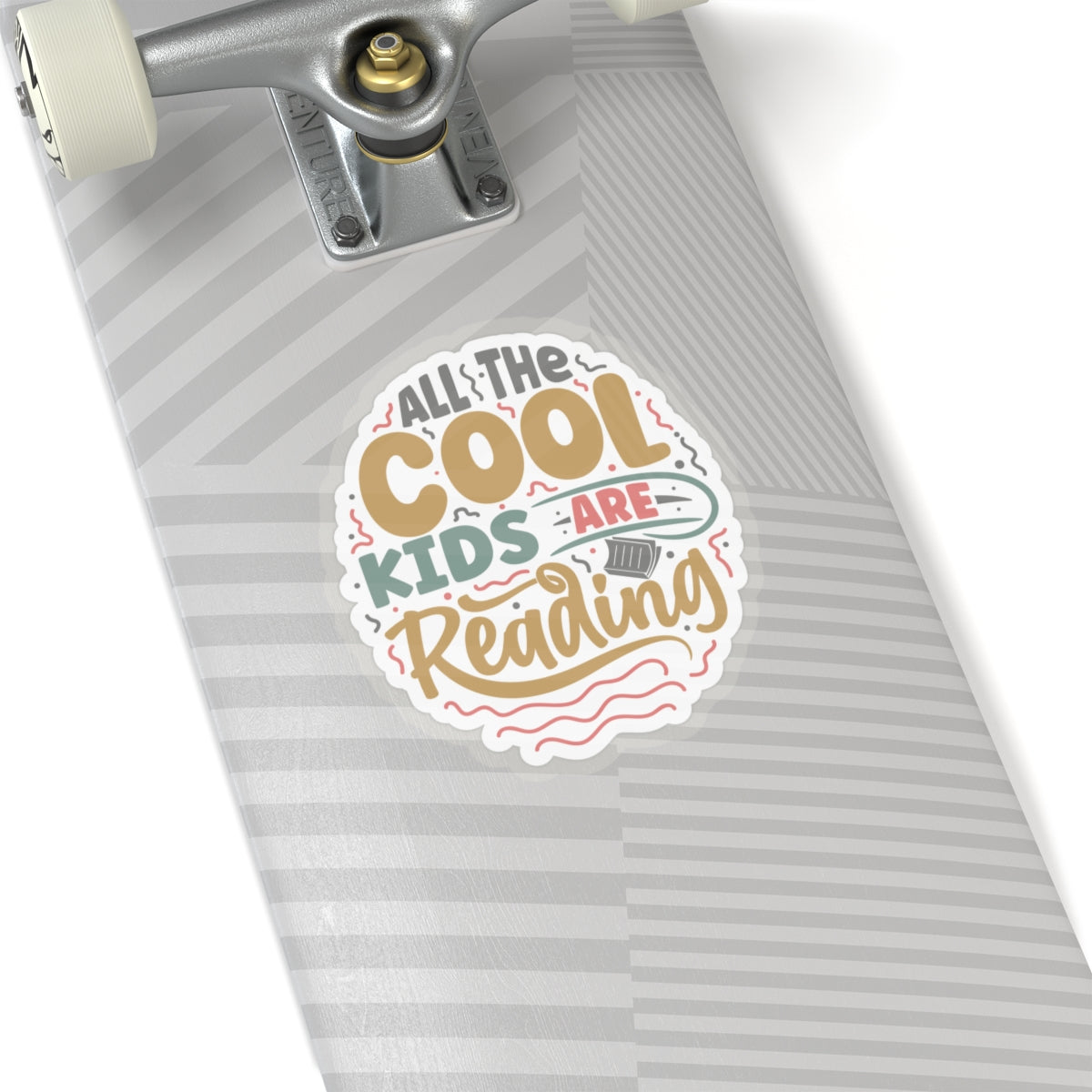 All the Cool Kids Are Reading Kiss-Cut Stickers