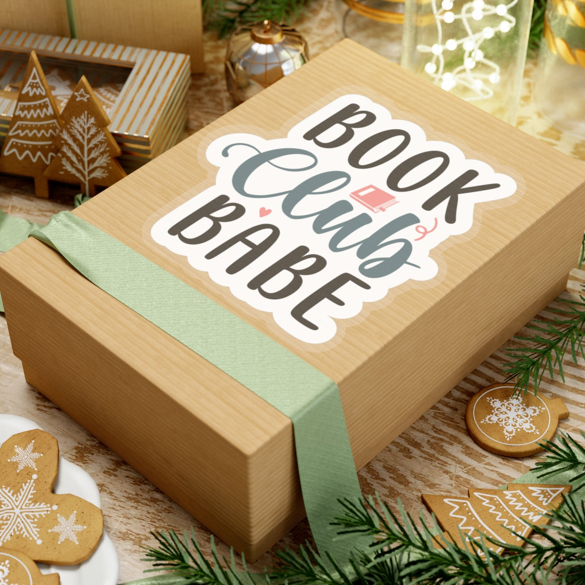 Book Club Babe Kiss-Cut Stickers