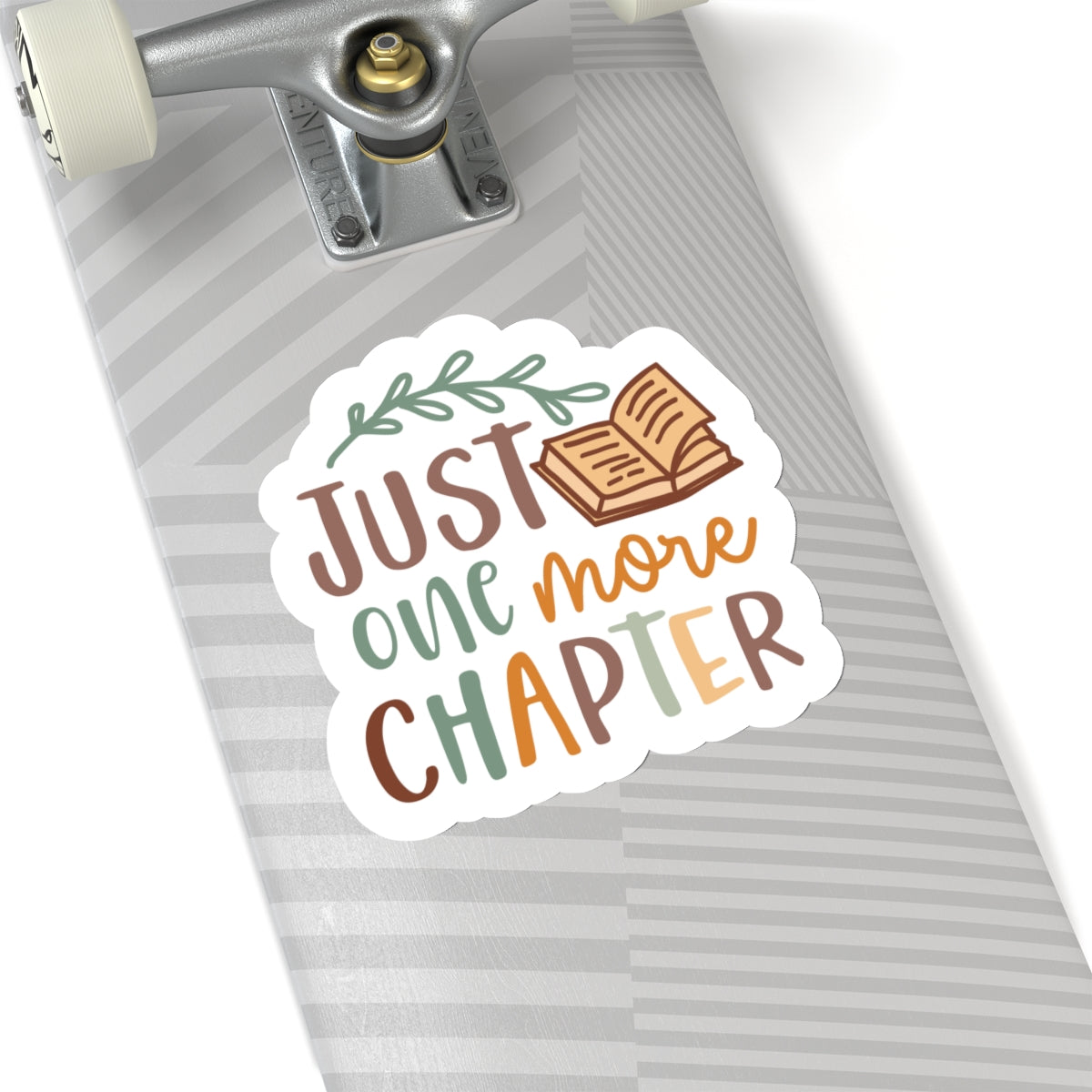 Just One More Chapter Kiss-Cut Stickers - Book Dragon, Book Nerd, Power Reader, Book Worm Gift