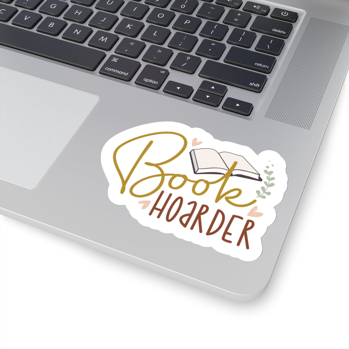 Book Hoarder Kiss-Cut Stickers - Gift for Bookaholic, Power Reader, Book Nerd, Book Worm, Book Dragon