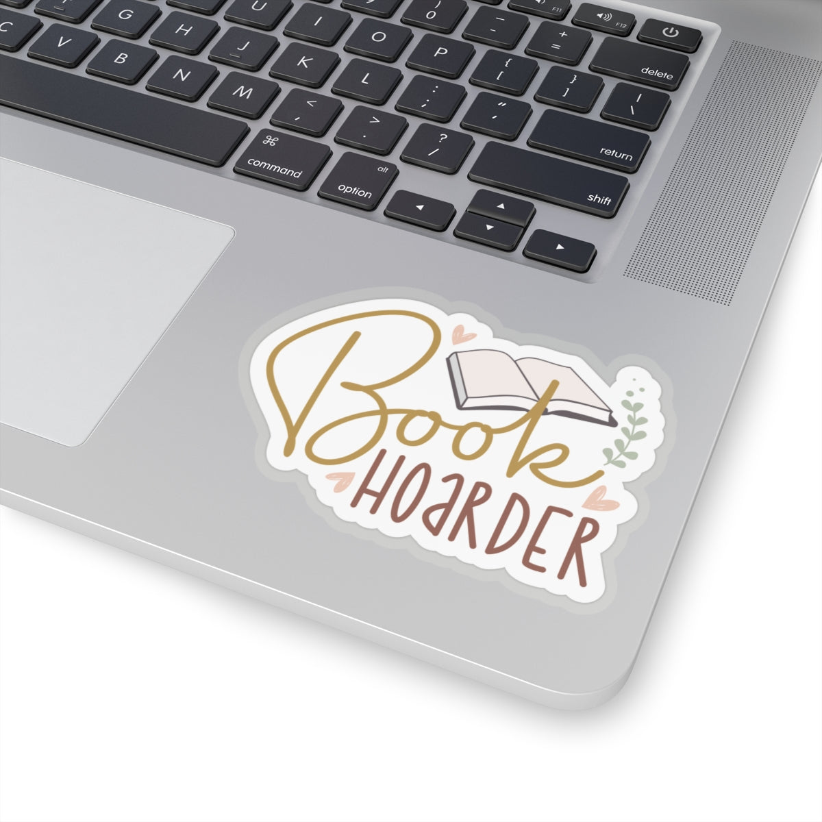 Book Hoarder Kiss-Cut Stickers - Gift for Bookaholic, Power Reader, Book Nerd, Book Worm, Book Dragon