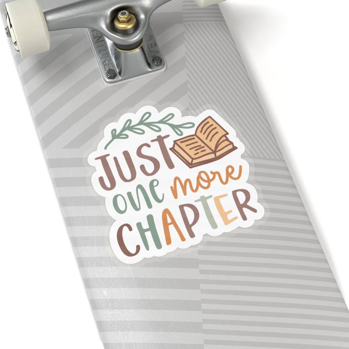 Just One More Chapter Kiss-Cut Stickers - Book Dragon, Book Nerd, Power Reader, Book Worm Gift