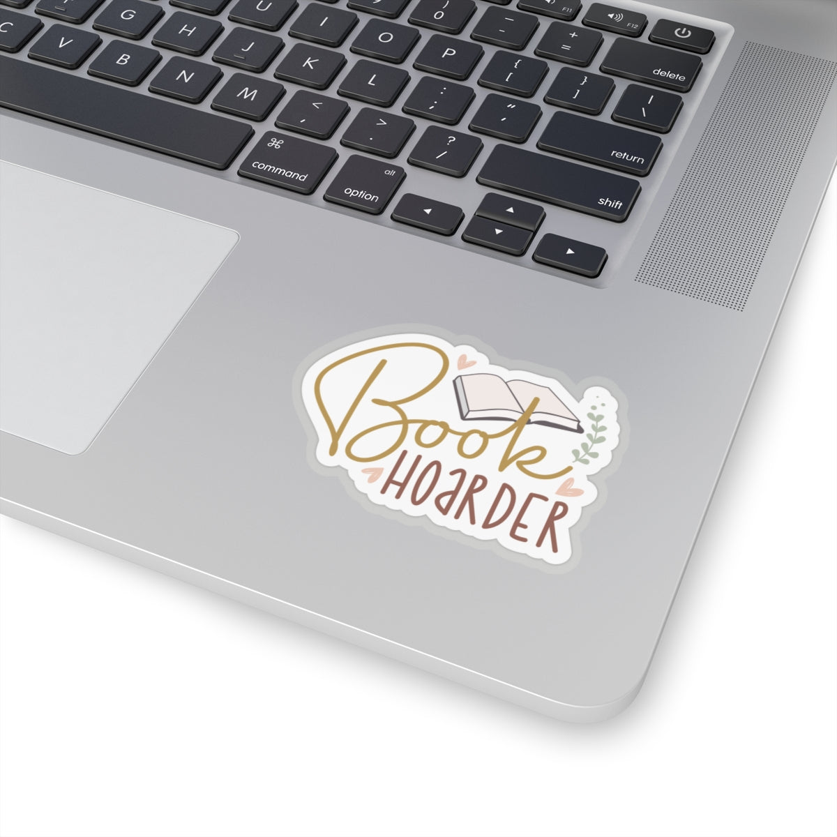 Book Hoarder Kiss-Cut Stickers - Gift for Bookaholic, Power Reader, Book Nerd, Book Worm, Book Dragon