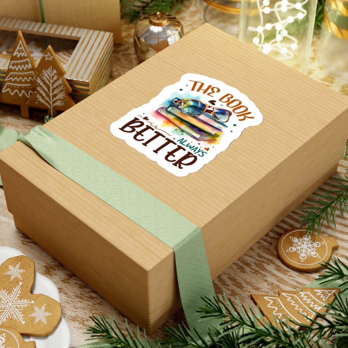 The Book is Always Better Kiss-Cut Stickers
