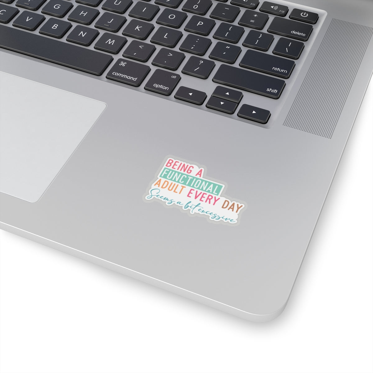 Sarcastic Sticker Kiss-Cut Stickers Being a Dunctional Adult Every Day Seems a Bit Excessive