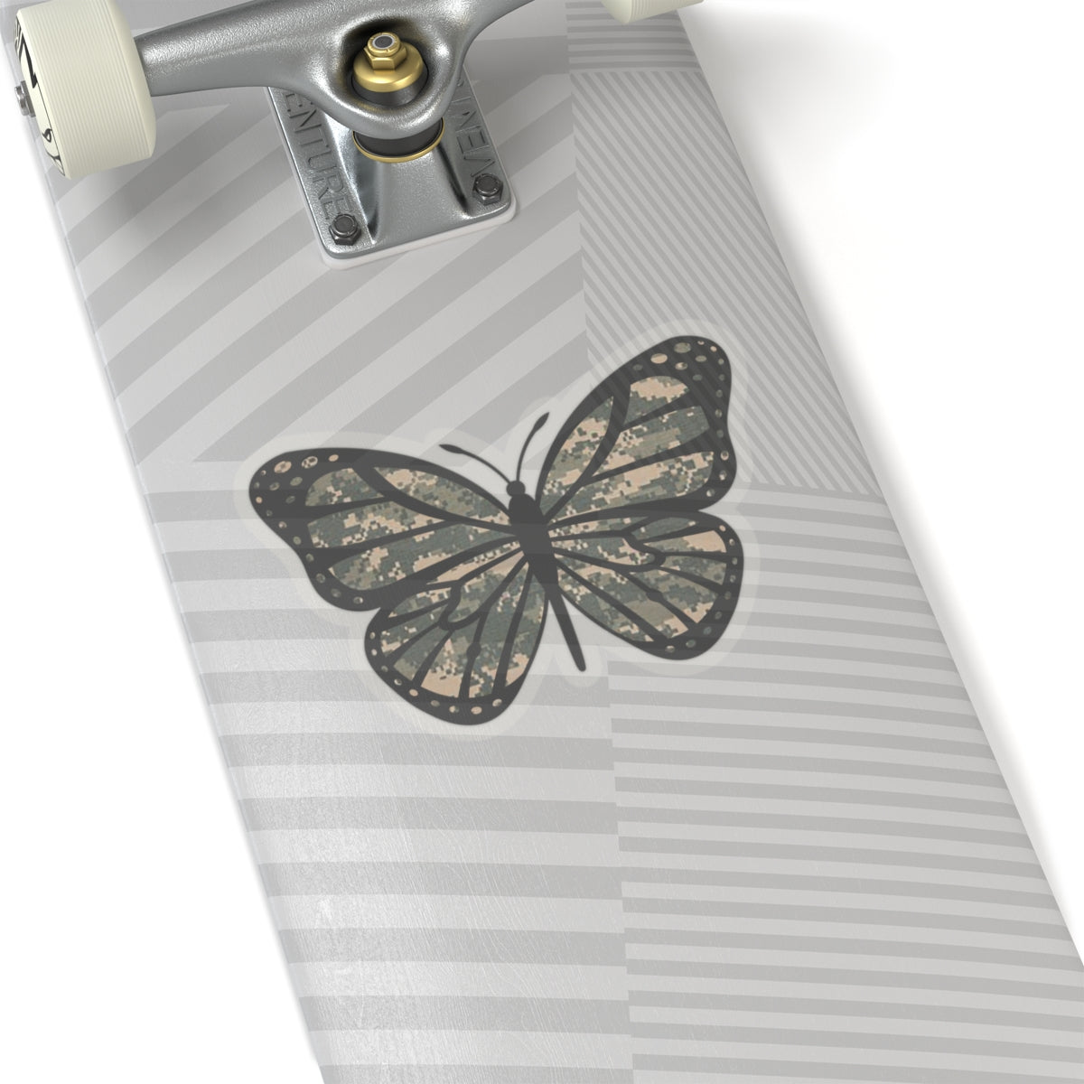 Camo Butterfly Kiss-Cut Stickers for the Army Marine Corps Military Wife Gift