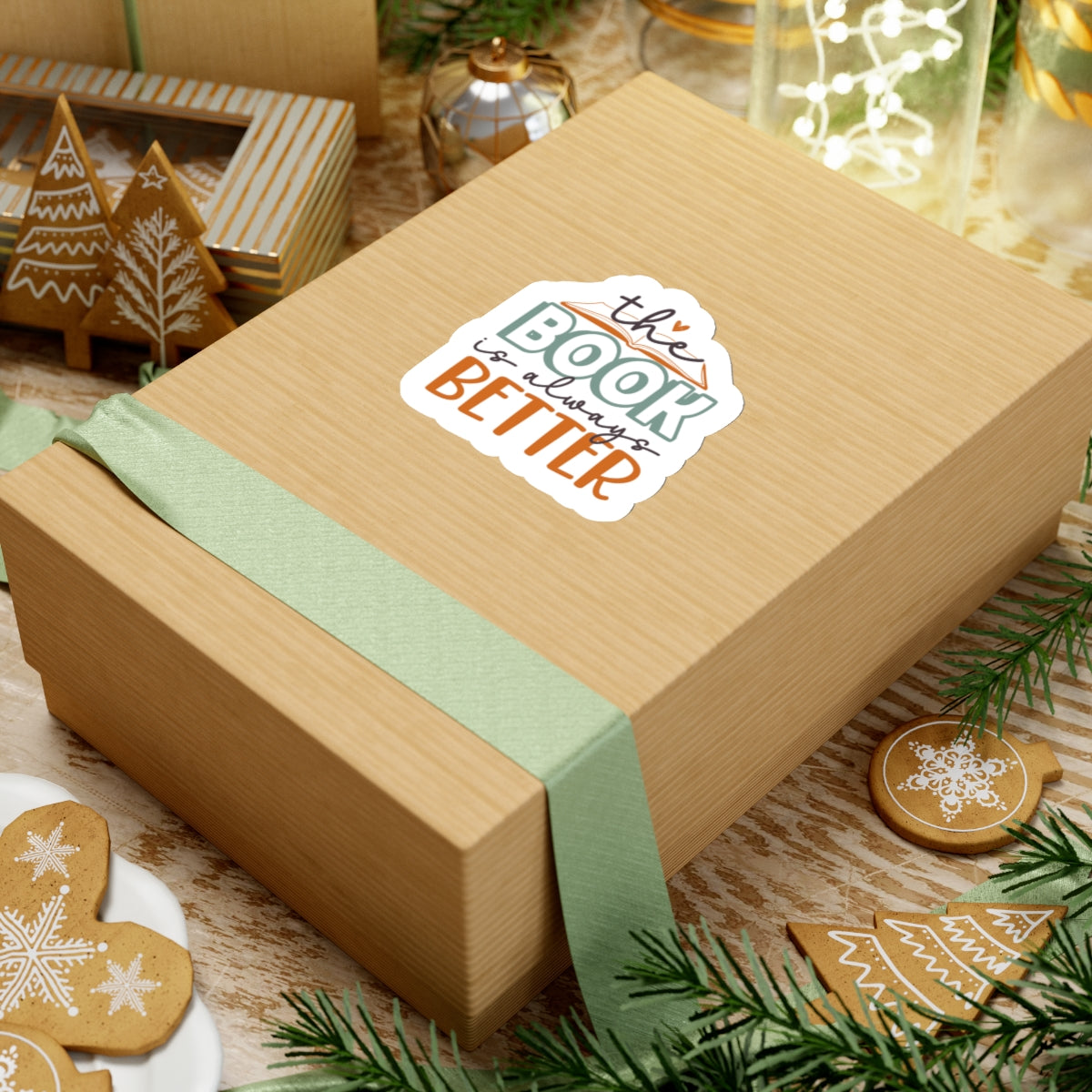 The Book Is Always Better Kiss-Cut Stickers