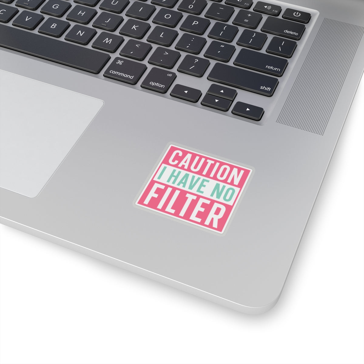 Sarcastic Sticker Kiss-Cut Stickers Caution I Have No Filter Laptop Sticker Gift Stocking Stuffer Gift