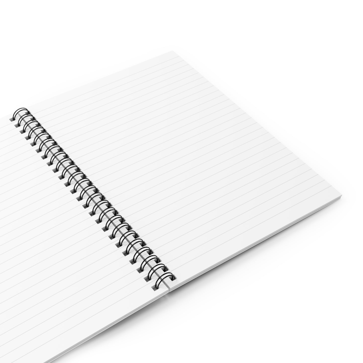 Beautiful African American Bride in Peach-colored Flowers Spiral Notebook - Ruled Line