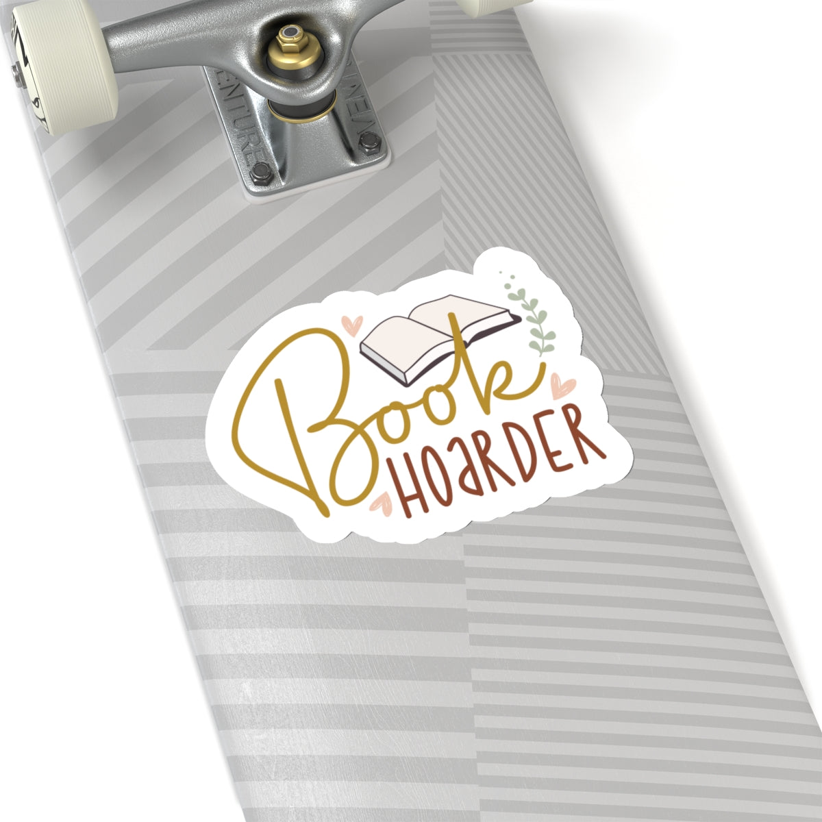 Book Hoarder Kiss-Cut Stickers - Gift for Bookaholic, Power Reader, Book Nerd, Book Worm, Book Dragon