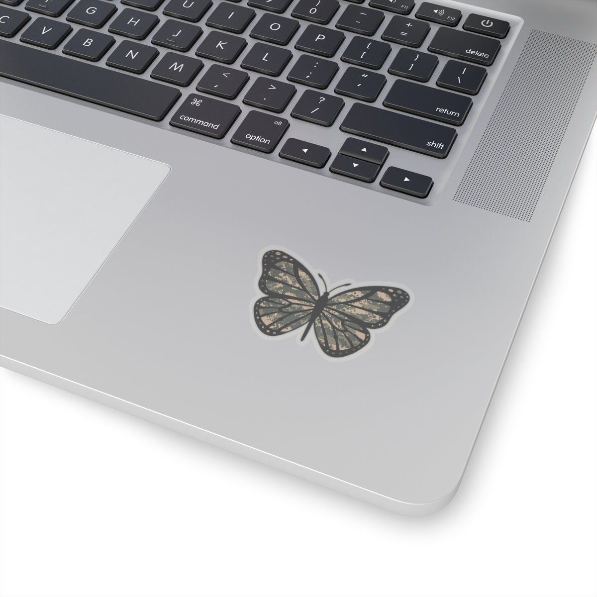 Camo Butterfly Kiss-Cut Stickers for the Army Marine Corps Military Wife Gift