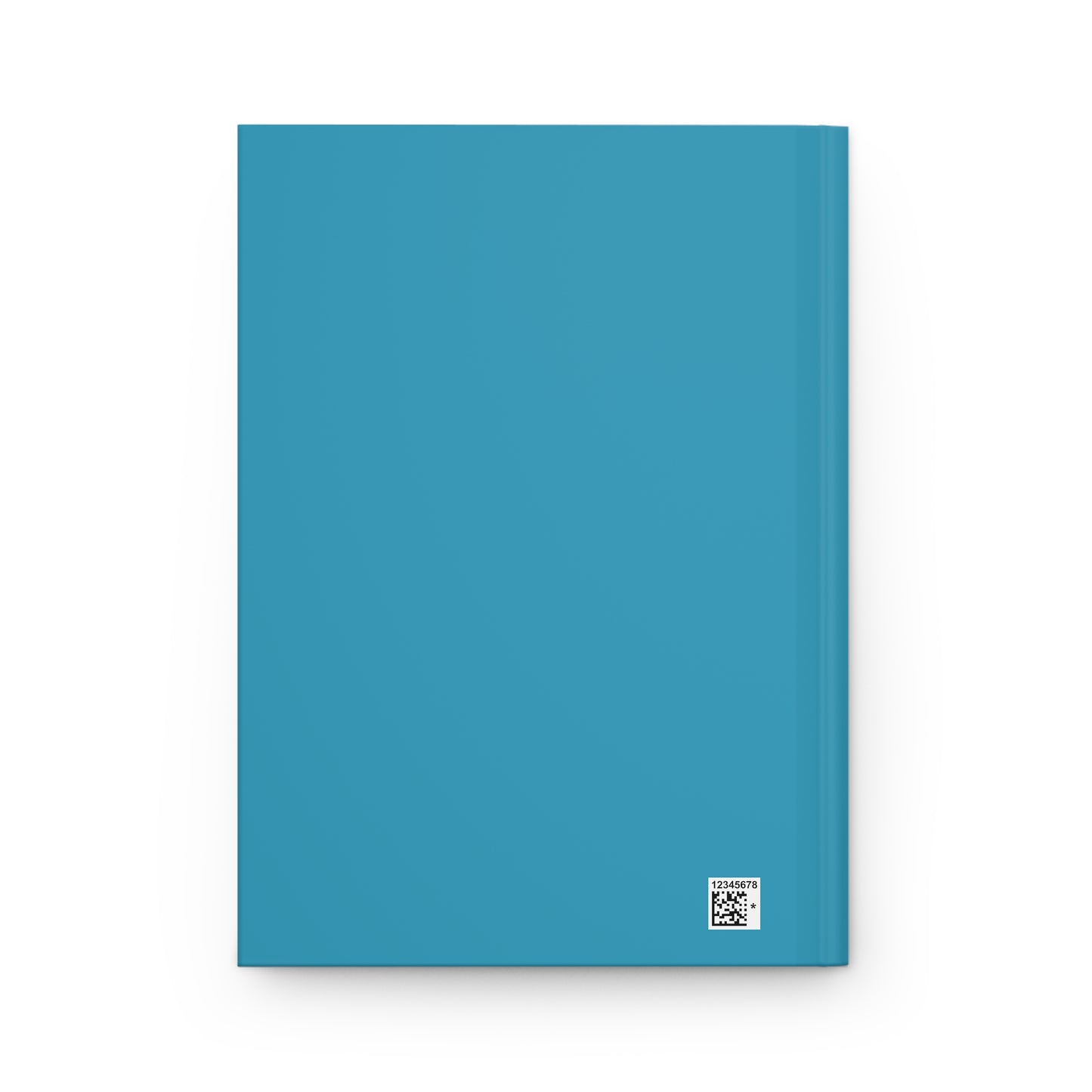 African American Business Women Superhero in Blue Environment Hardcover Journal Matte Cover