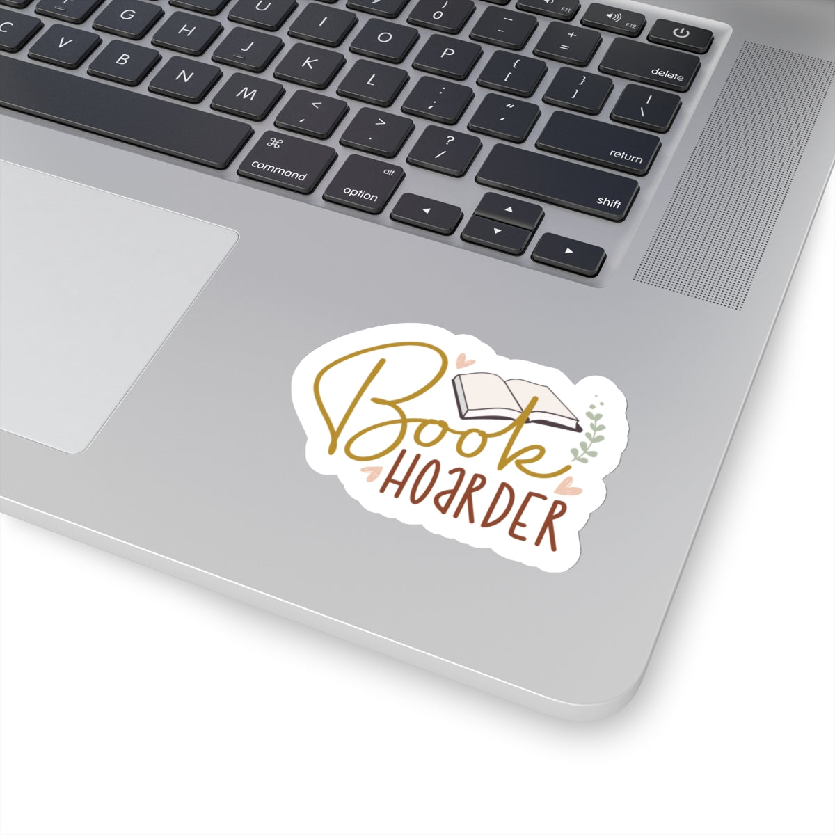 Book Hoarder Kiss-Cut Stickers - Gift for Bookaholic, Power Reader, Book Nerd, Book Worm, Book Dragon
