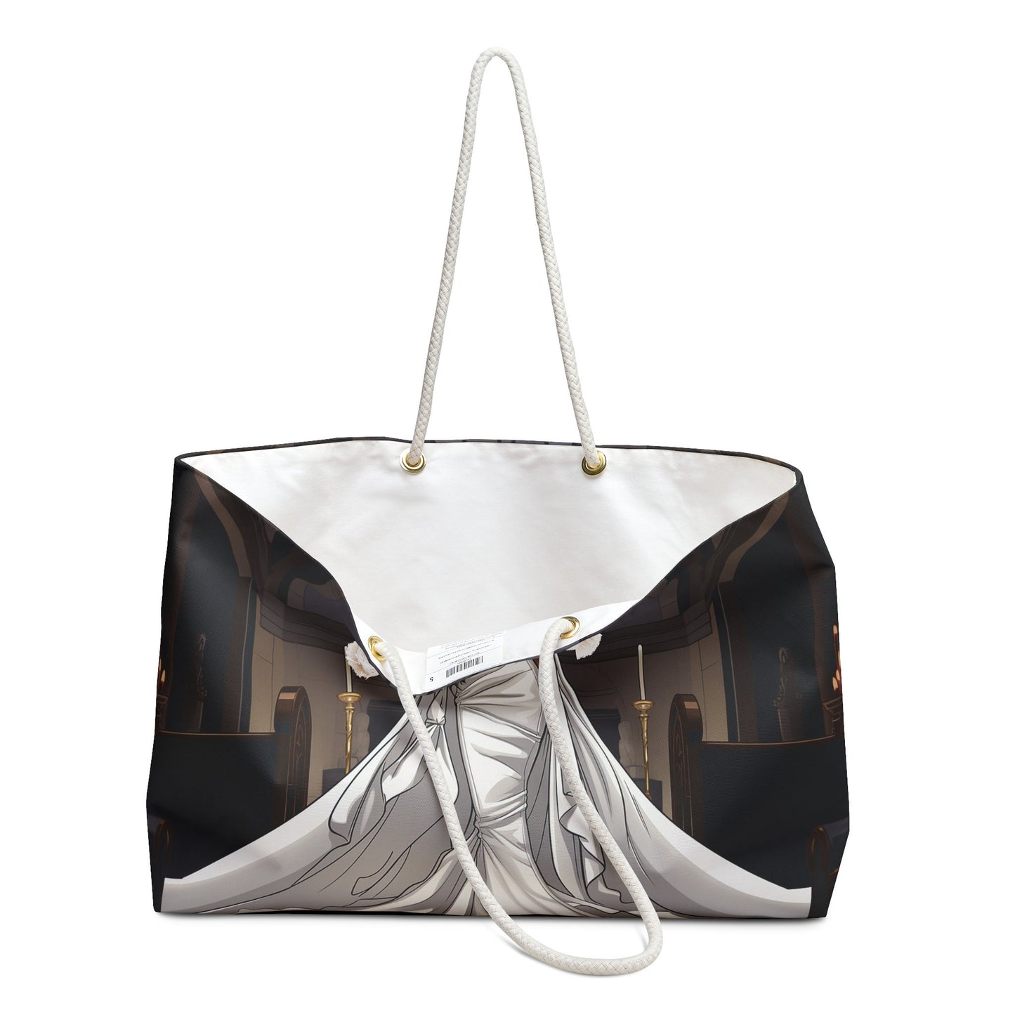 Beautiful Melanated African American (Black) Bride Weekender Bag