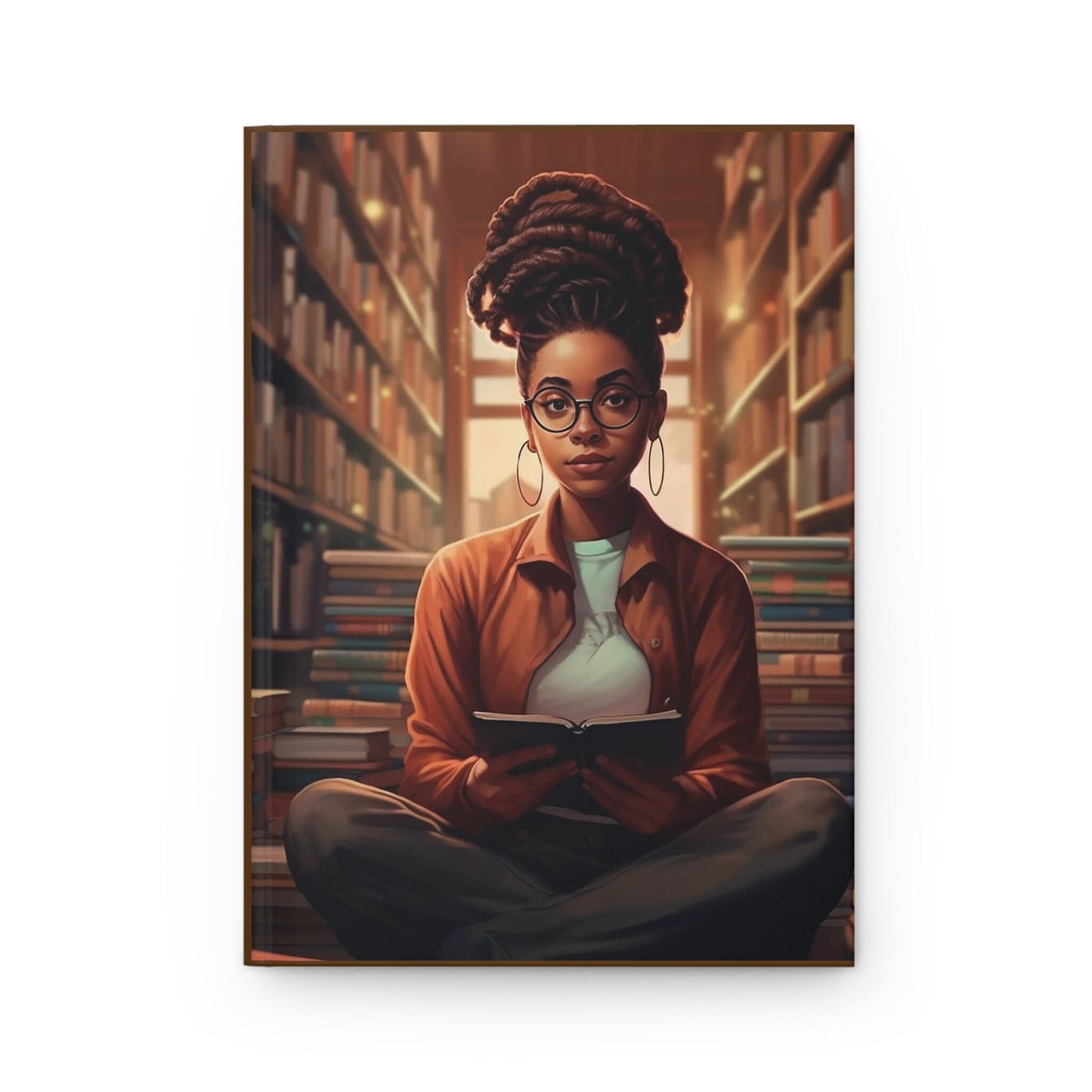 Book Dragon Power Reader BookNerd Bookworm Hardcover Journal Matte