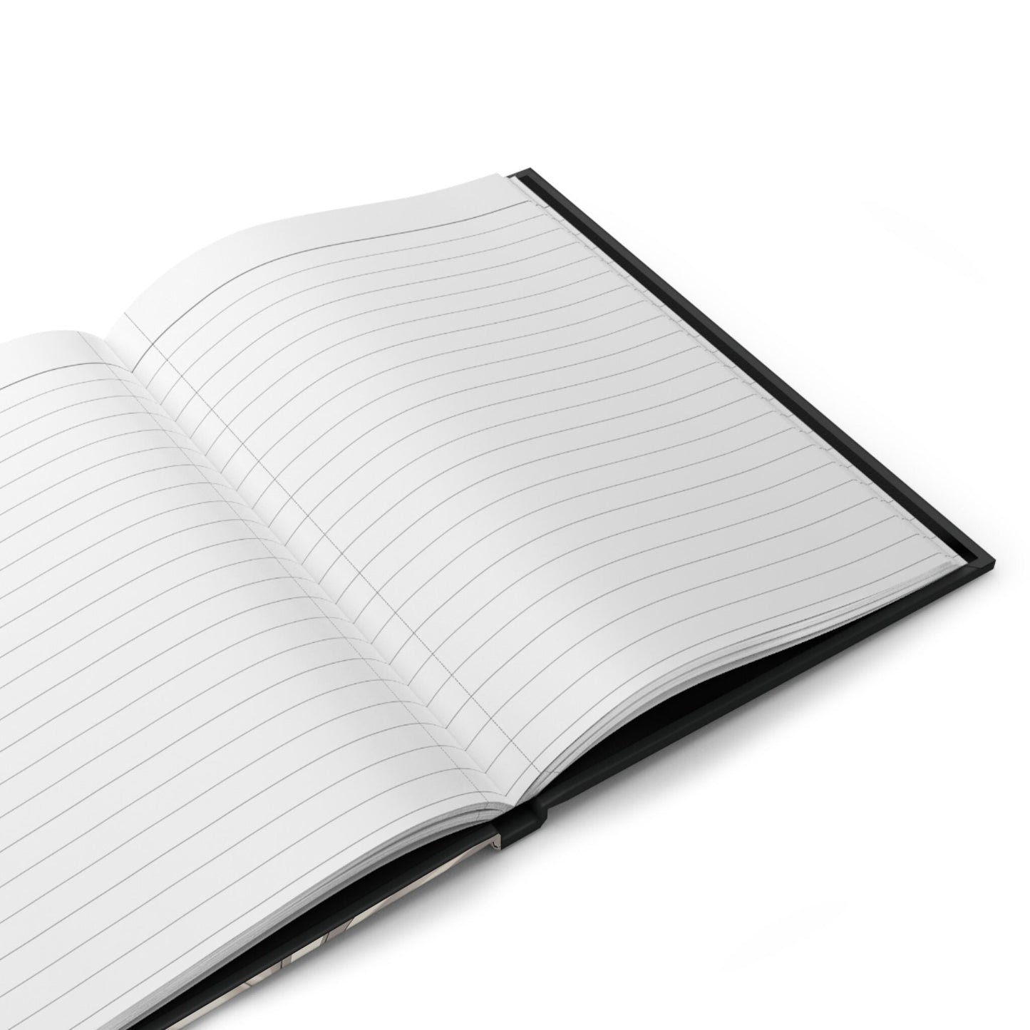 Beautiful Melanated African American (Black) Bride Hardcover Journal Matte
