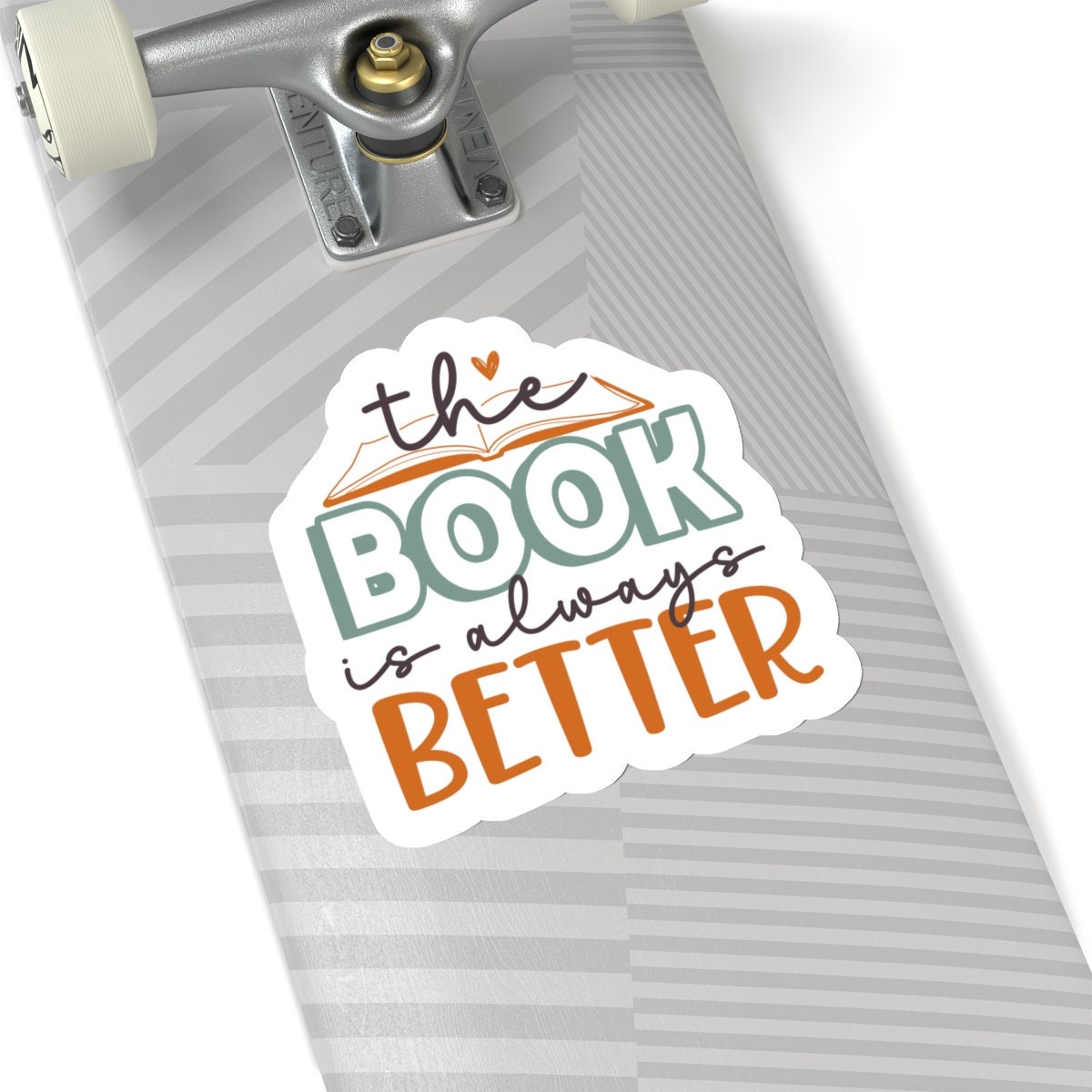 The Book Is Always Better Kiss-Cut Stickers Reader Gift for Reader Book Worm Book Nerd Book Dragon