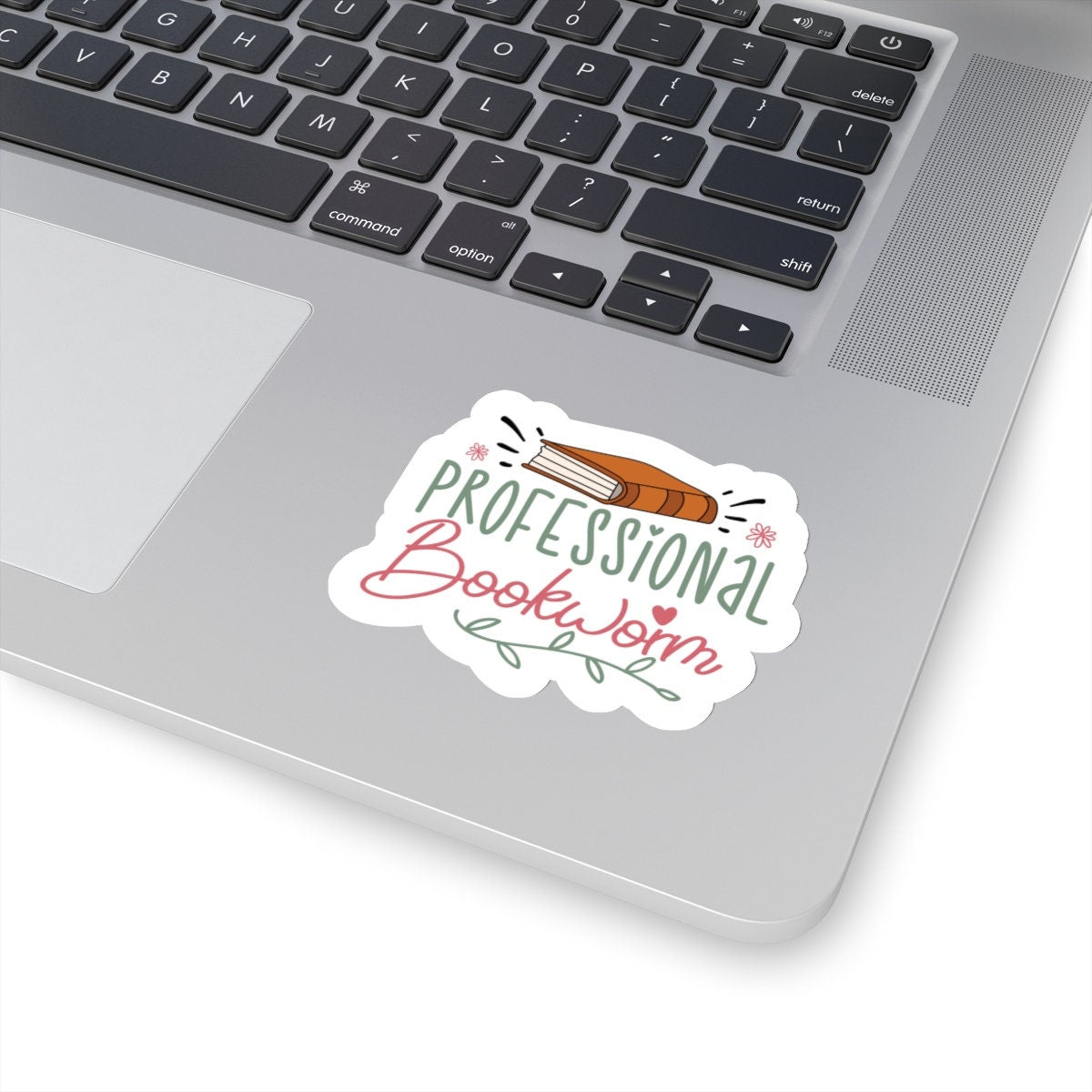 Professional Bookworm (Book Dragon) Kiss-Cut Stickers