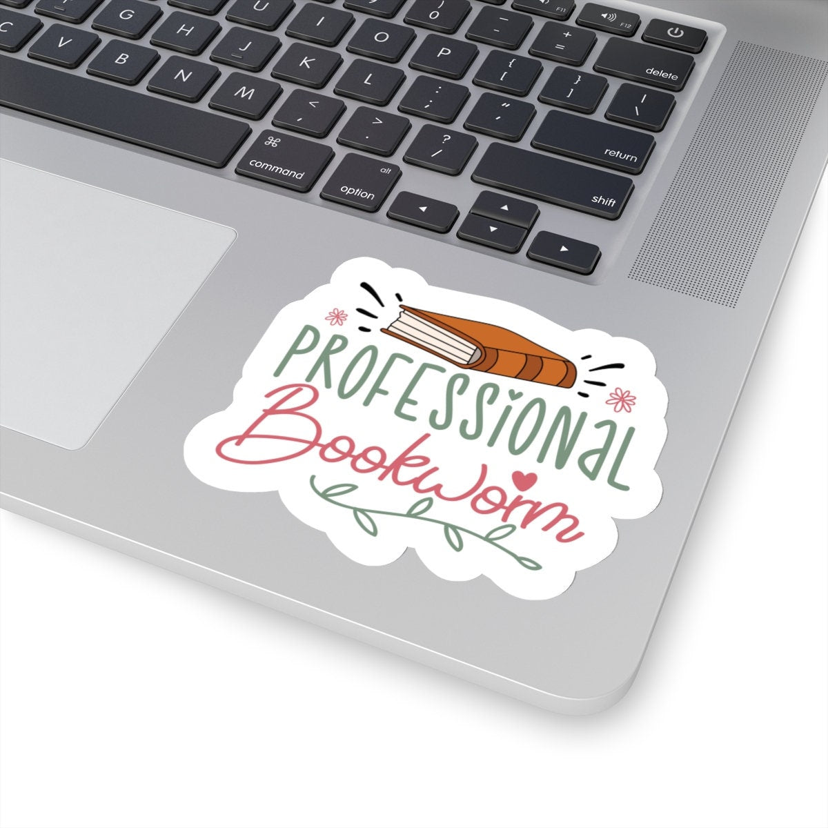 Professional Bookworm (Book Dragon) Kiss-Cut Stickers