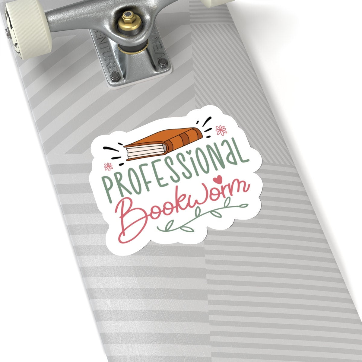 Professional Bookworm (Book Dragon) Kiss-Cut Stickers