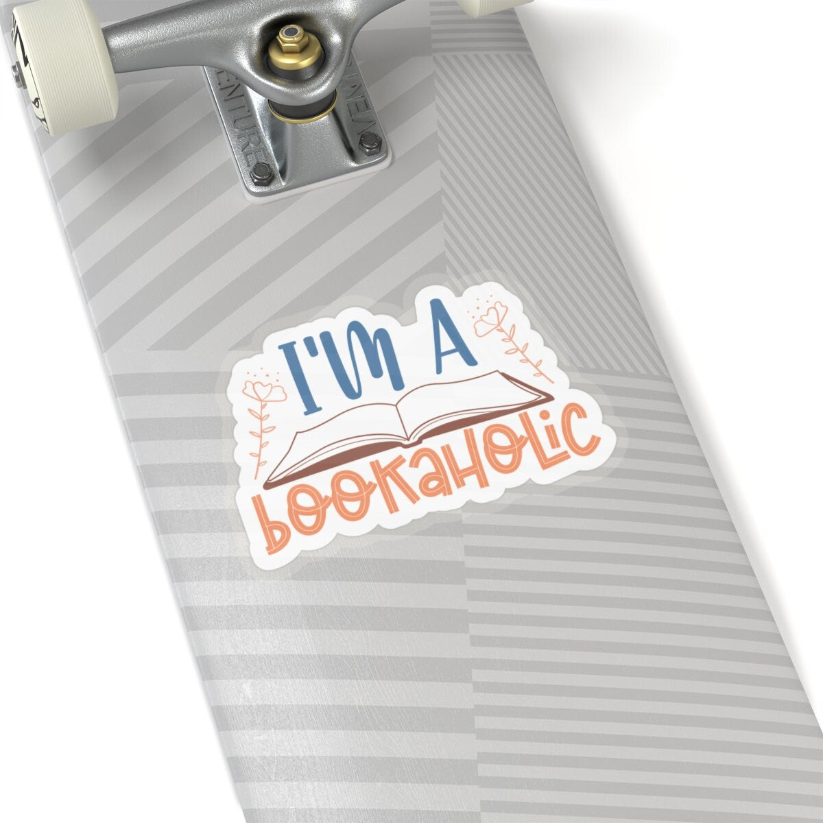 I'm a Bookaholic Kiss-Cut Stickers - Perfect Gift for Book Dragons, Book Worms, Book Nerds, Power Readers