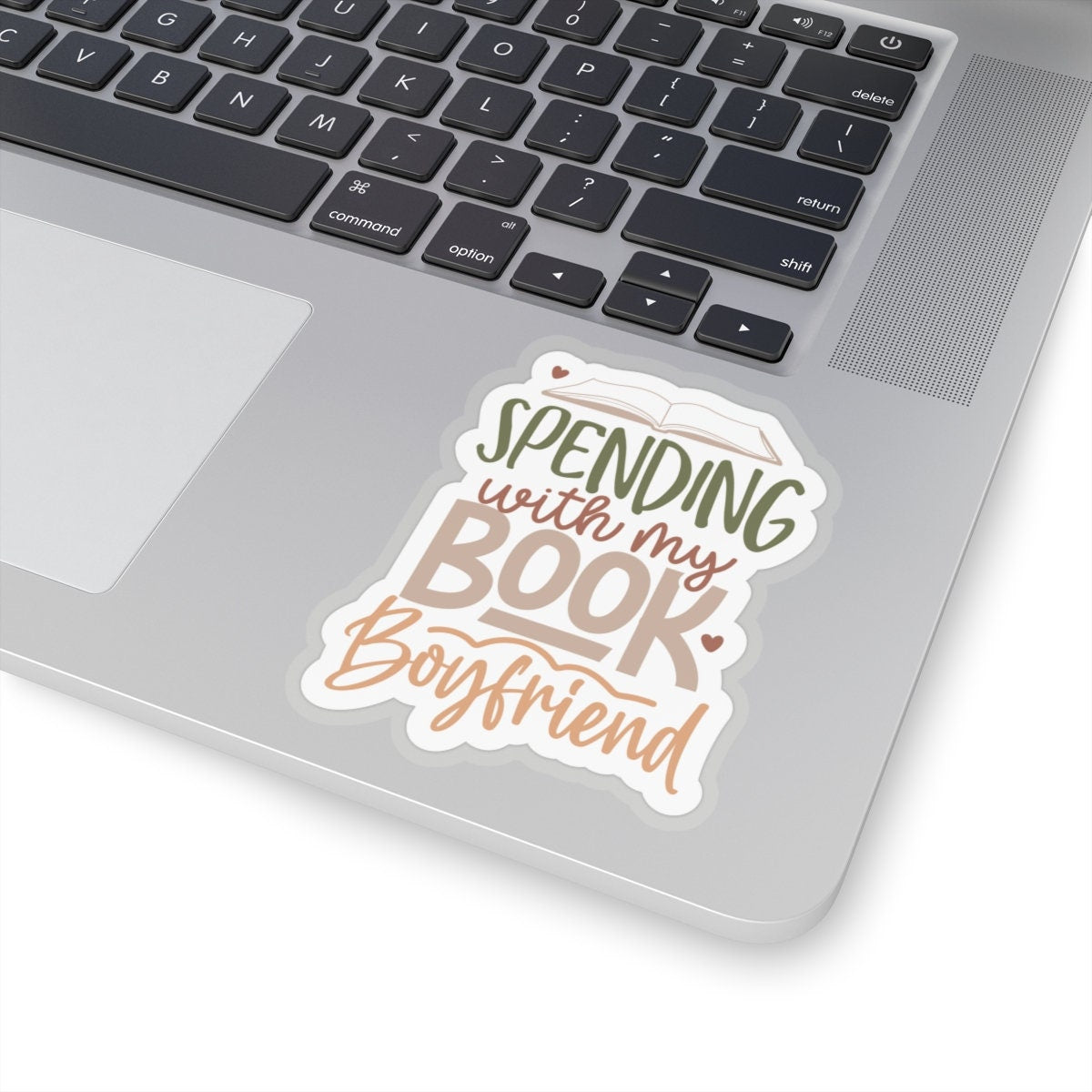 Spending with My Book Boyfriend Kiss-Cut Stickers