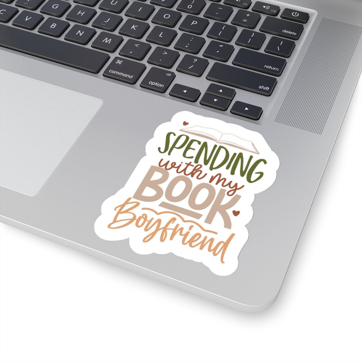 Spending with My Book Boyfriend Kiss-Cut Stickers