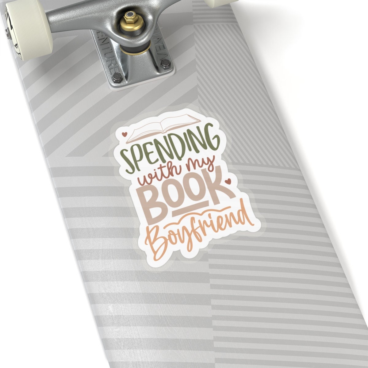 Spending with My Book Boyfriend Kiss-Cut Stickers