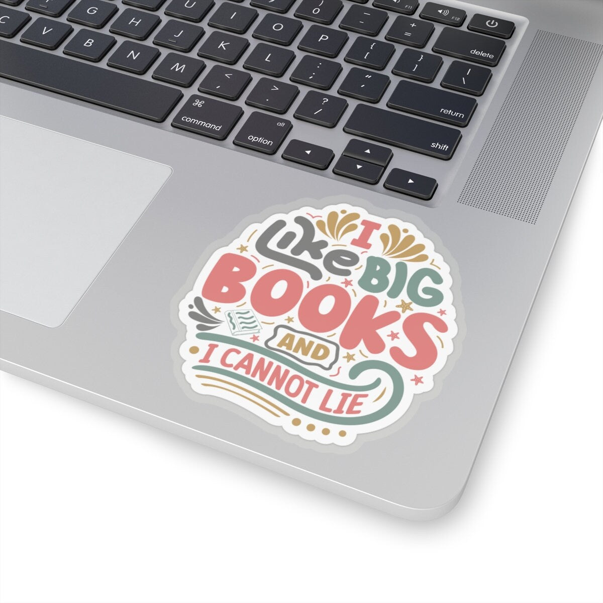 I Like Big Books and I Cannot Lie Kiss-Cut Stickers