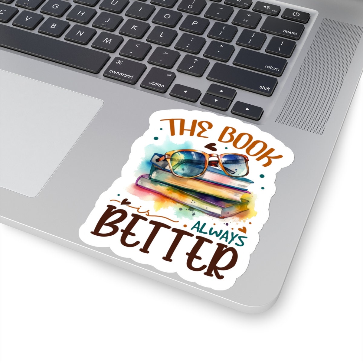 The Book is Always Better Kiss-Cut Stickers Reader Gift for Reader Book Worm Book Nerd Book Dragon