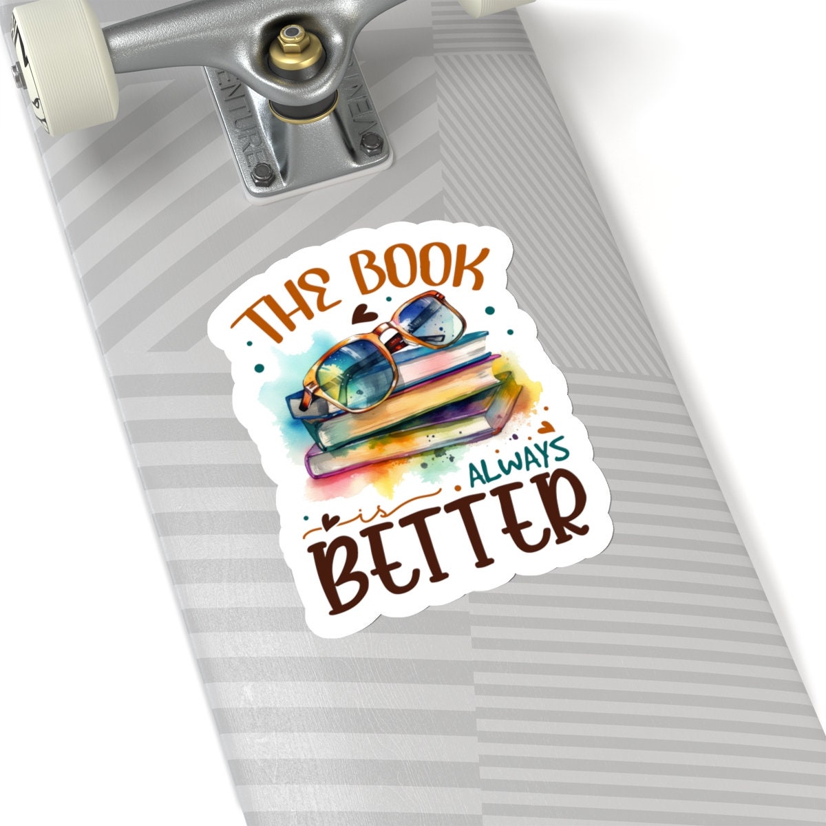 The Book is Always Better Kiss-Cut Stickers Reader Gift for Reader Book Worm Book Nerd Book Dragon