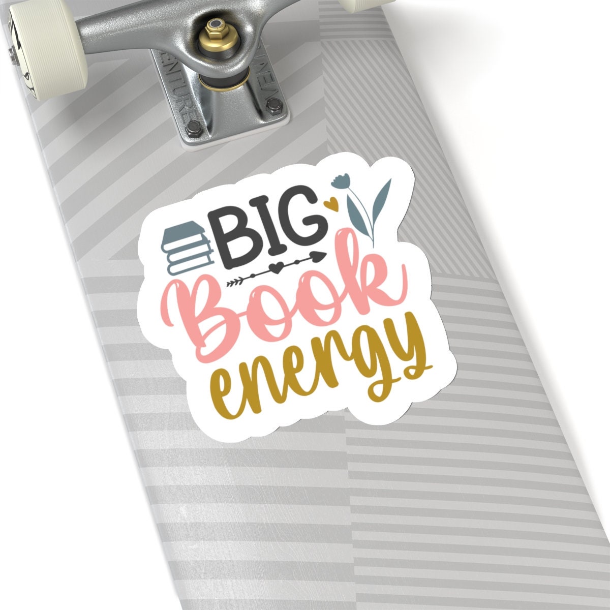 Big Book Energy Kiss-Cut Stickers