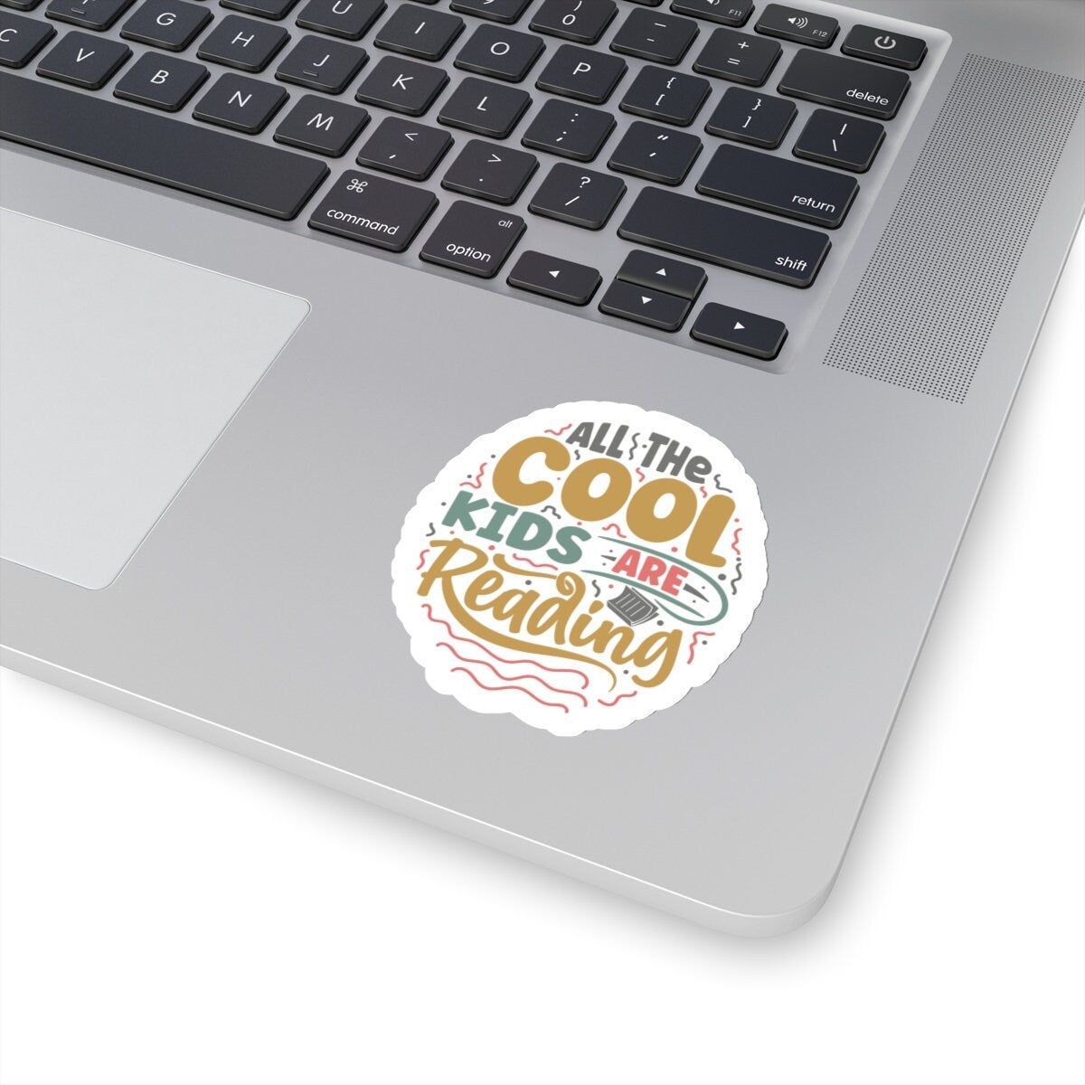 All the Cool Kids Are Reading Kiss-Cut Stickers
