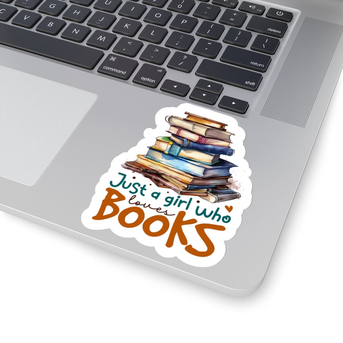 Just a Girl Who Loves Books Kiss-Cut Stickers