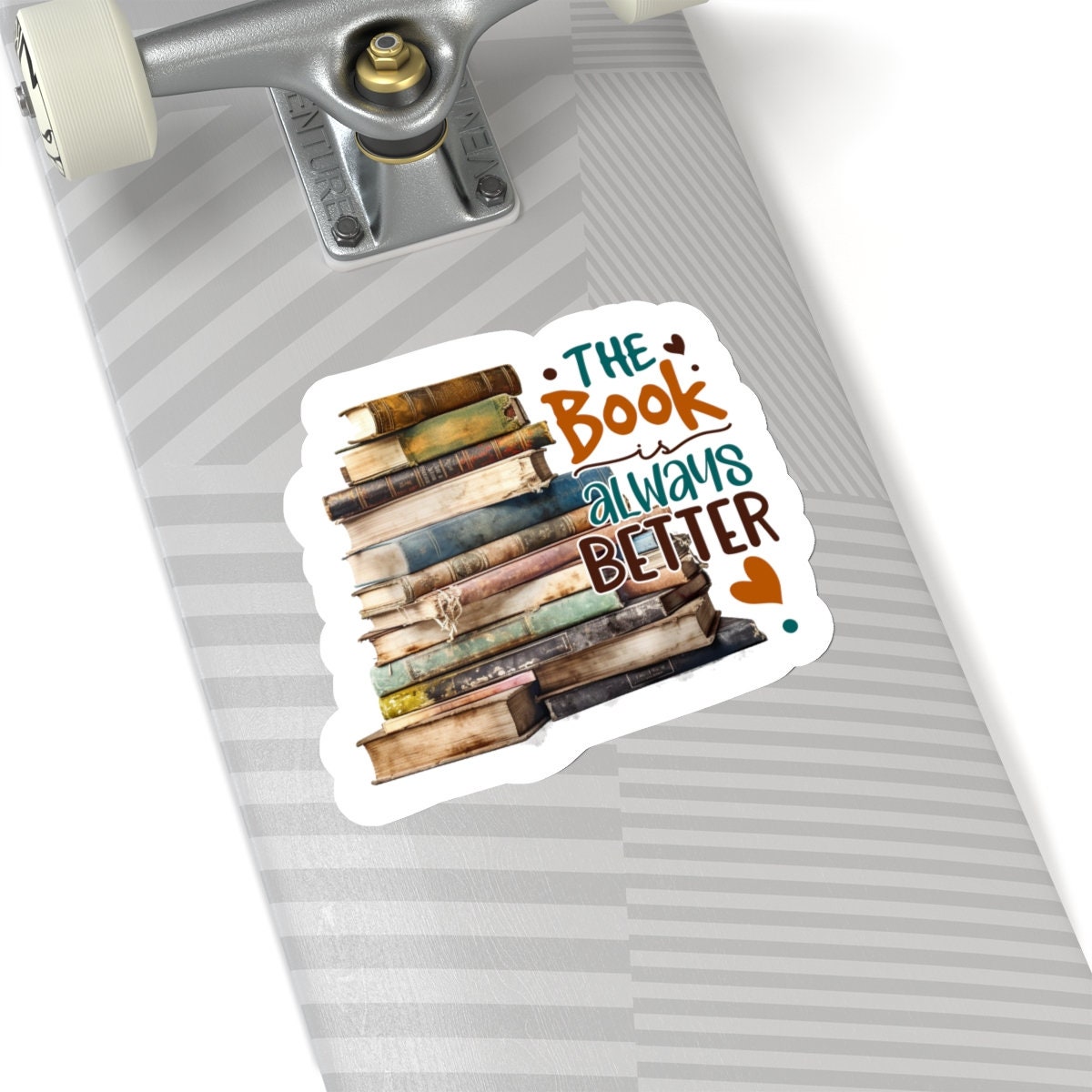 The Book Is Always Better Kiss-Cut Stickers Reader Gift for Reader Book Worm Book Nerd Book Dragon