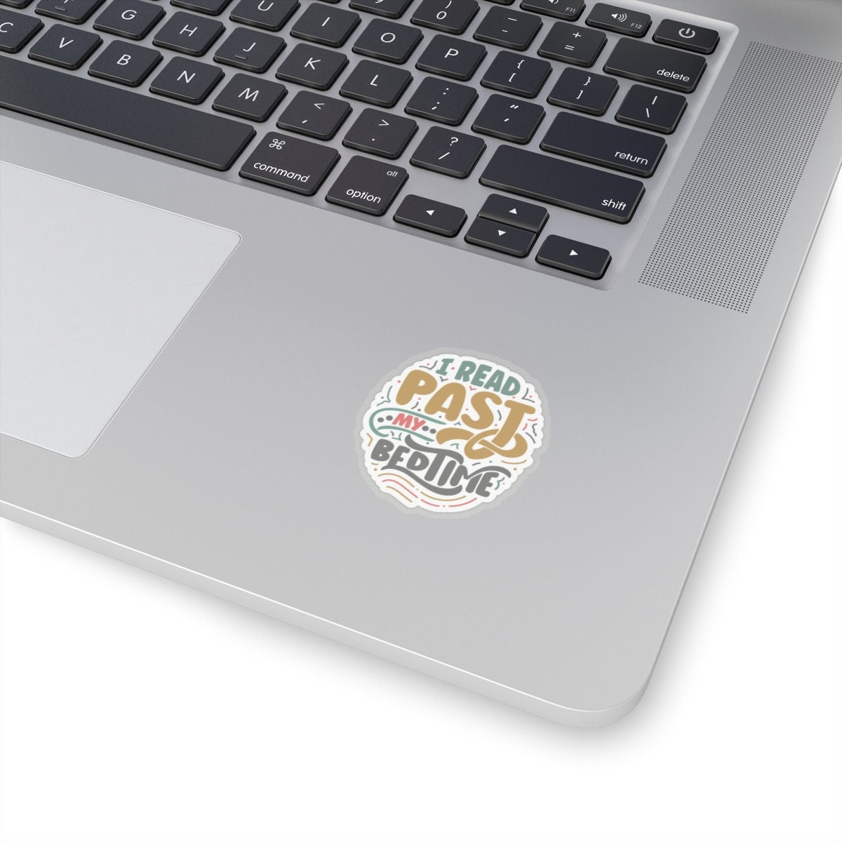I Read Past My Bedtime Kiss-Cut Stickers