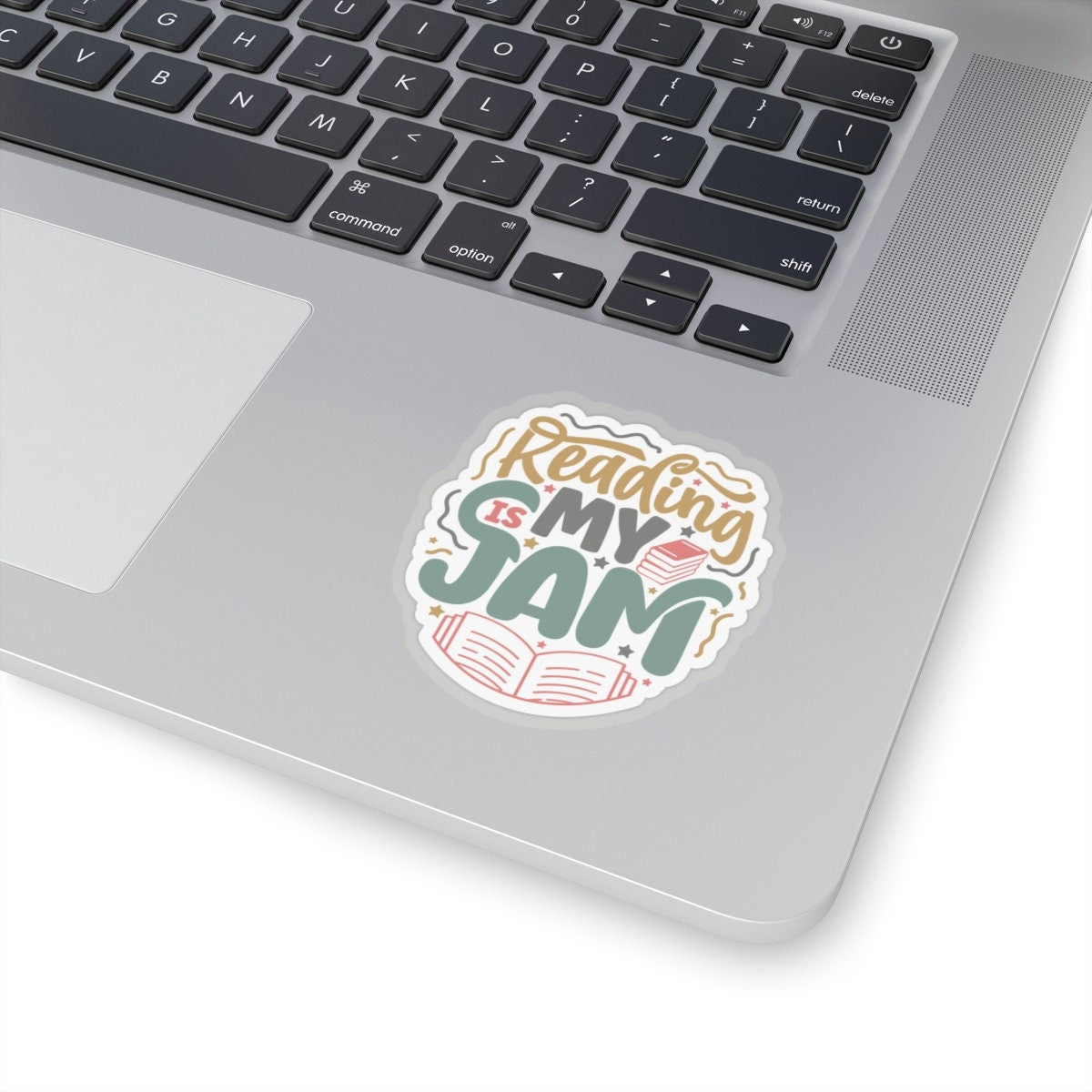 Reading Is My Jam Kiss-Cut Stickers