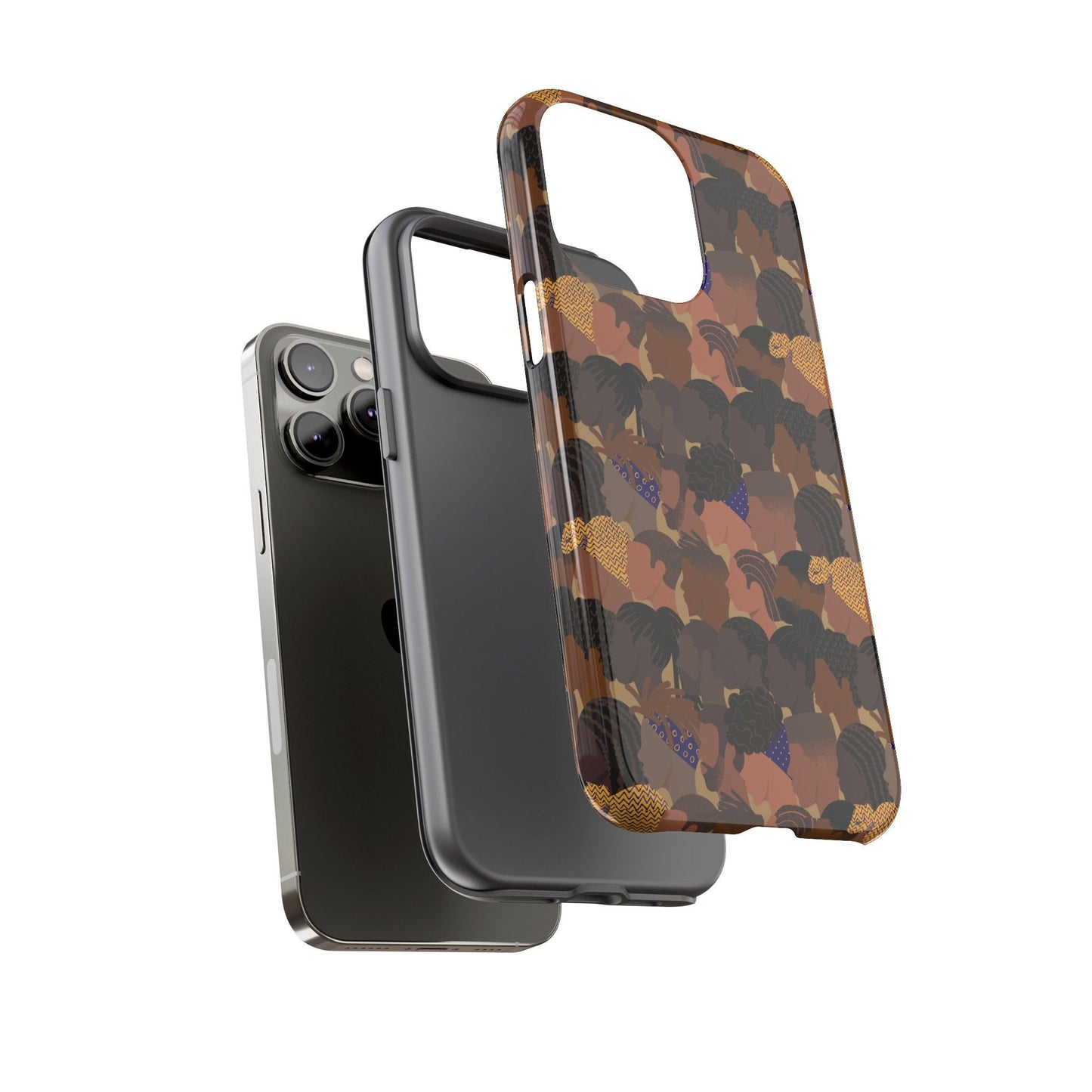 iPhone 14 iPhone 14 Pro, iPhone 14 Plus, iPhone 14 Pro Max Tough Cases African American Woman Black Woman