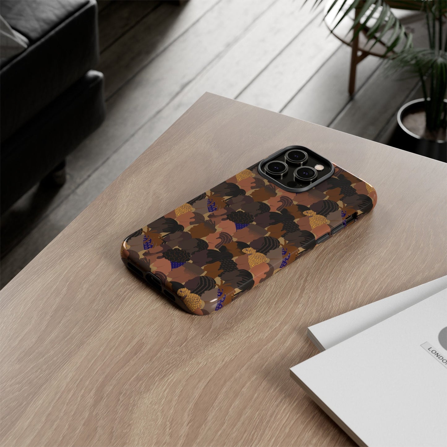 iPhone 14 iPhone 14 Pro, iPhone 14 Plus, iPhone 14 Pro Max Tough Cases African American Woman Black Woman