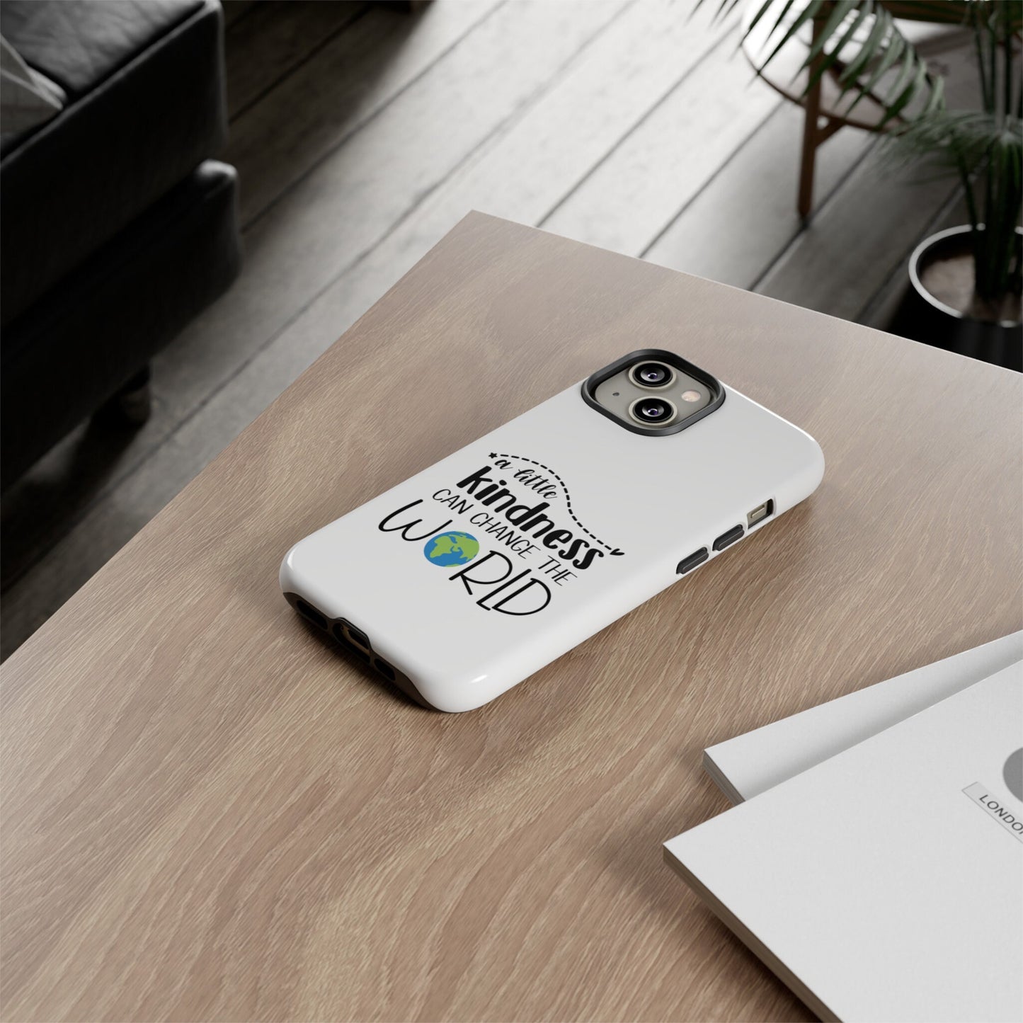 iPhone 14, iPhone 14 Pro, iPhone 14 Plus, iPhone 14 Pro Max Tough Cases Kind A Little Kindness Be Nice Hippie Boho Festival Phone Case