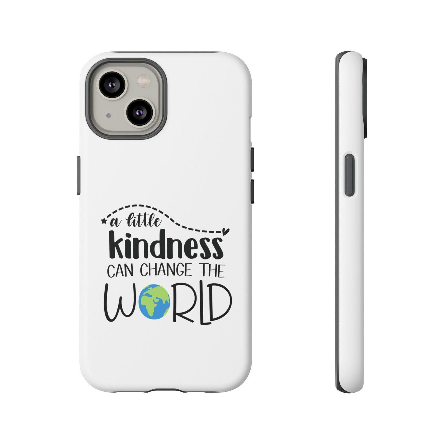 iPhone 14, iPhone 14 Pro, iPhone 14 Plus, iPhone 14 Pro Max Tough Cases Kind A Little Kindness Be Nice Hippie Boho Festival Phone Case