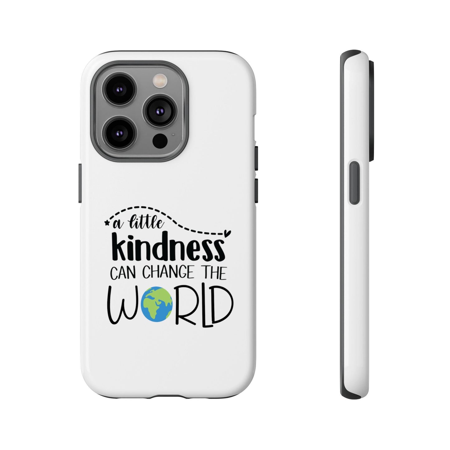 iPhone 14, iPhone 14 Pro, iPhone 14 Plus, iPhone 14 Pro Max Tough Cases Kind A Little Kindness Be Nice Hippie Boho Festival Phone Case