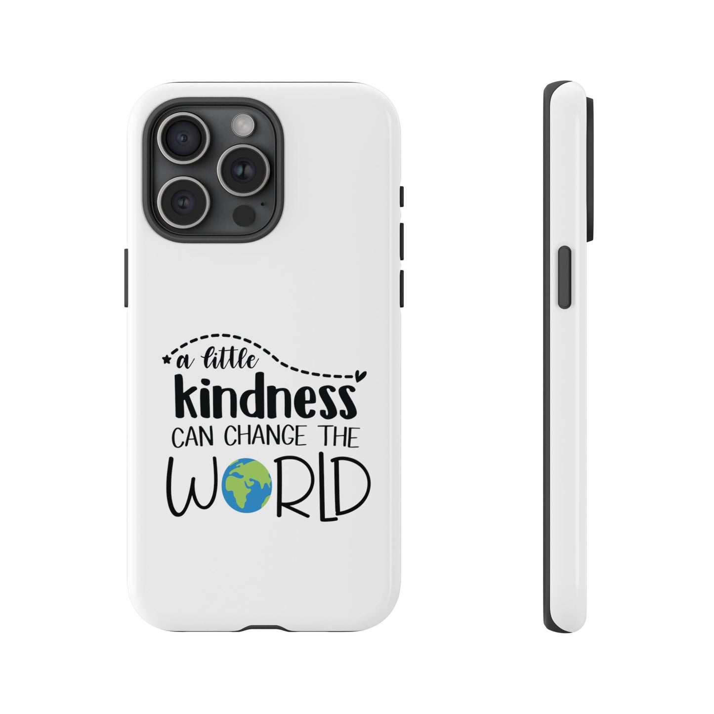 iPhone 15, iPhone 15 Pro, iPhone 15 Plus, iPhone 15 Pro Max Tough Cases Kind A Little Kindness Be Nice Hippie Boho Festival Phone Case