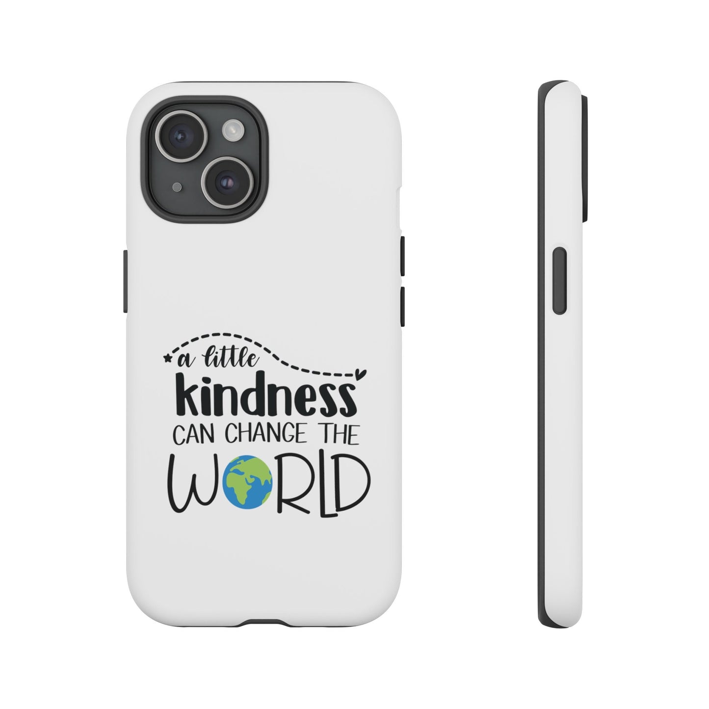 iPhone 15, iPhone 15 Pro, iPhone 15 Plus, iPhone 15 Pro Max Tough Cases Kind A Little Kindness Be Nice Hippie Boho Festival Phone Case
