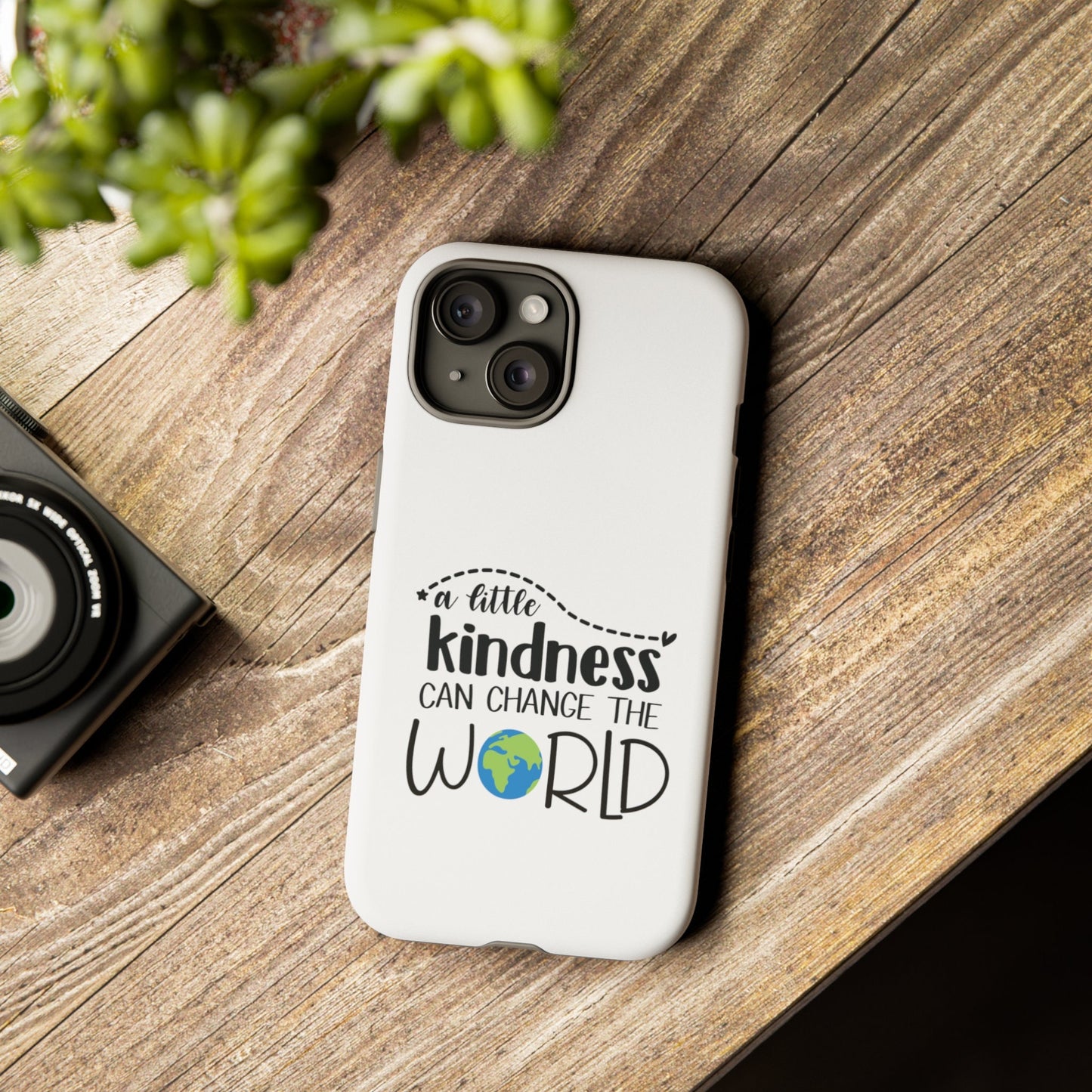 iPhone 15, iPhone 15 Pro, iPhone 15 Plus, iPhone 15 Pro Max Tough Cases Kind A Little Kindness Be Nice Hippie Boho Festival Phone Case