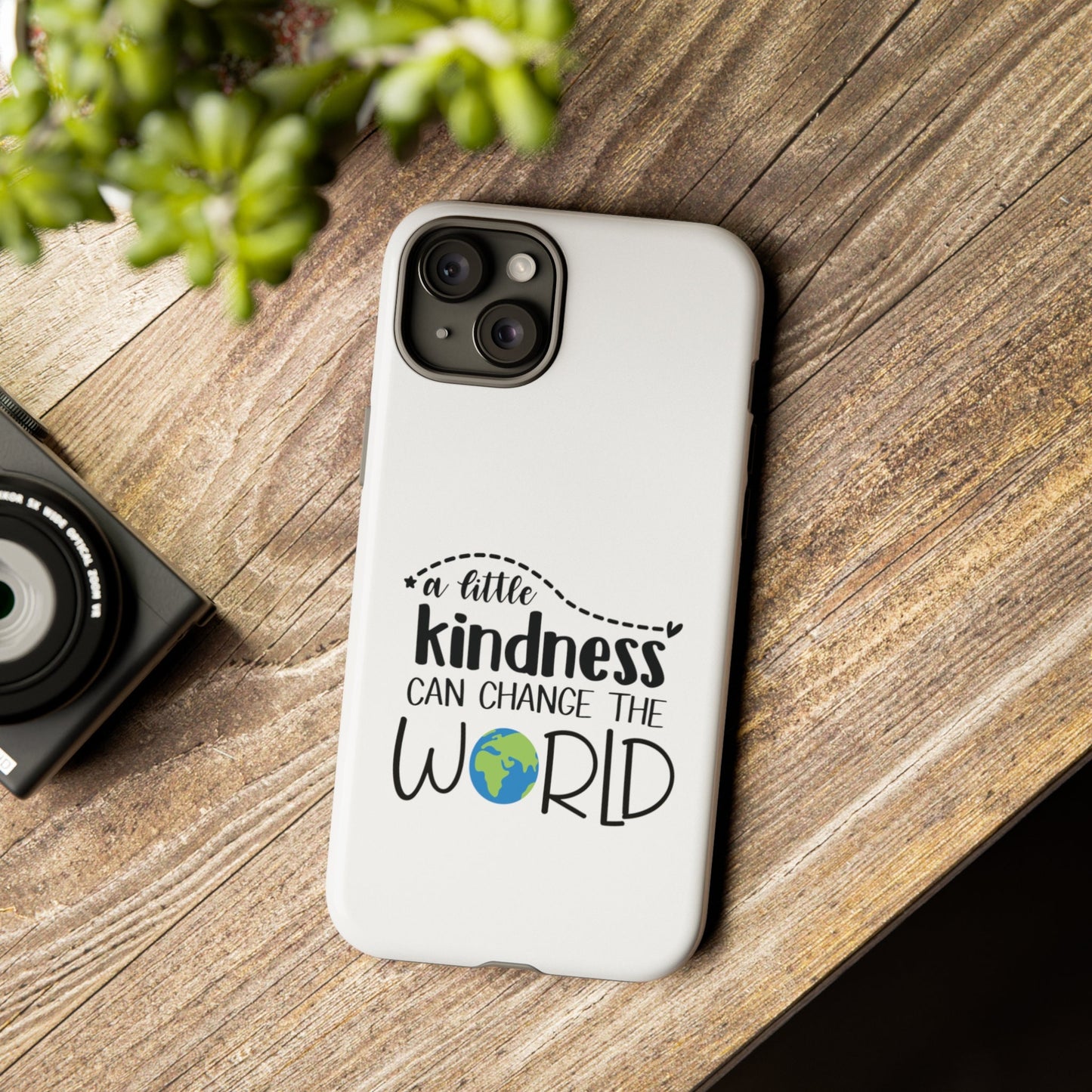 iPhone 15, iPhone 15 Pro, iPhone 15 Plus, iPhone 15 Pro Max Tough Cases Kind A Little Kindness Be Nice Hippie Boho Festival Phone Case