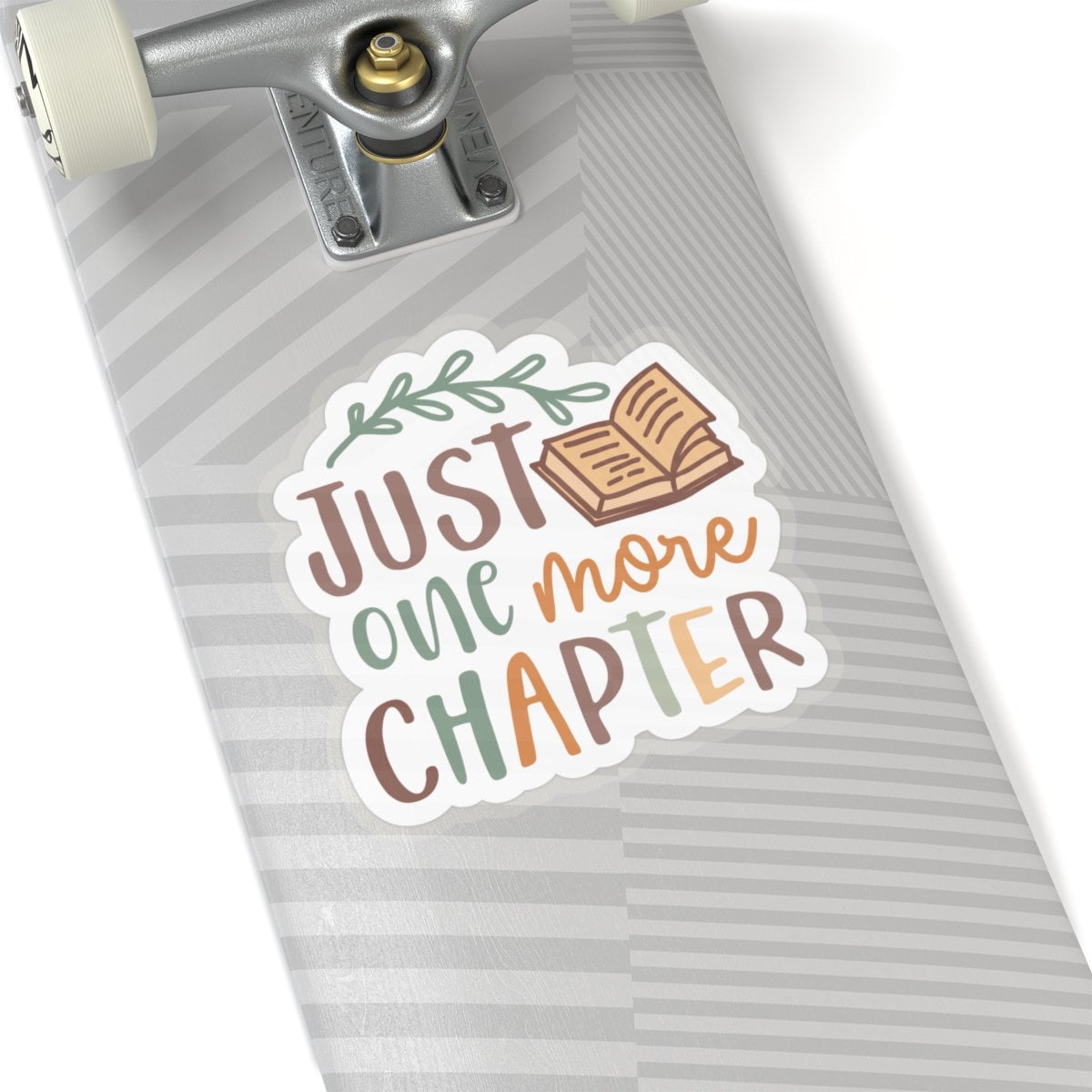 Just One More Chapter Kiss-Cut Stickers - Book Dragon, Book Nerd, Power Reader, Book Worm Gift
